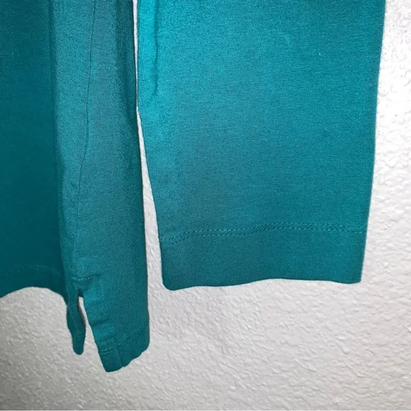 Great Northwest green Long-sleeve Cotton T-shirt Sz L stretch loungewear cozy - Picture 6 of 12